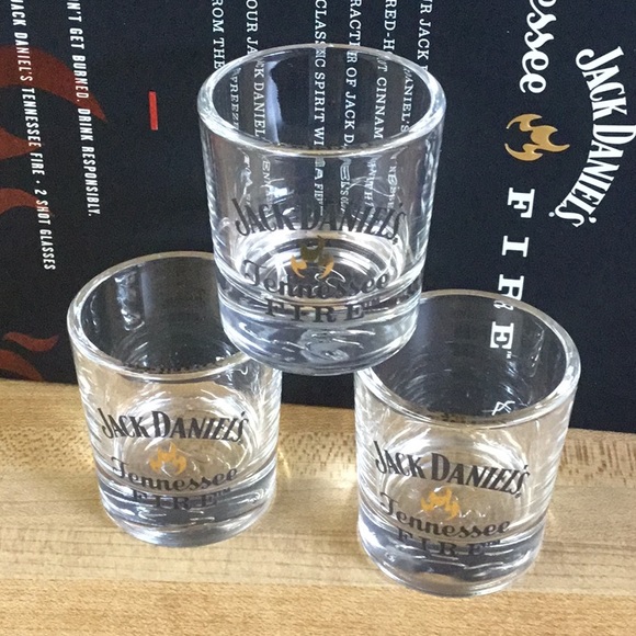 Jack Daniels Other - New 3 Jack Daniels Fire Shot Glass